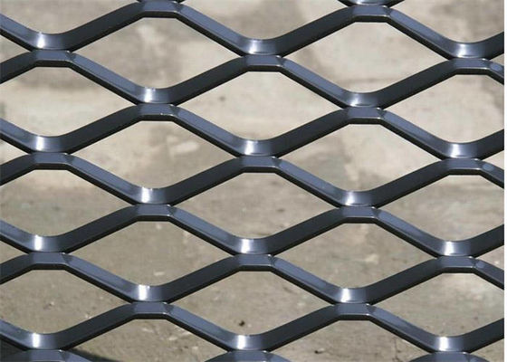 جودة  Mild Steel Expanded Metal Hexagonal Easy Install For Scaffolding مصنع