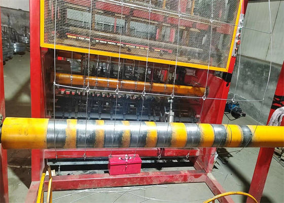 500m PVC مغلفة بسلسلة صلبة / ثابتة عقدة ساحة السياج مع الثقوب المربعة