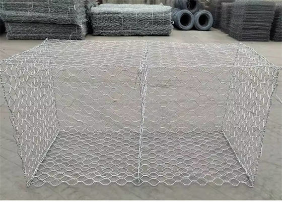 شبكة غابيونية قوية من الأسلاك الحديدية لحماية النباتات