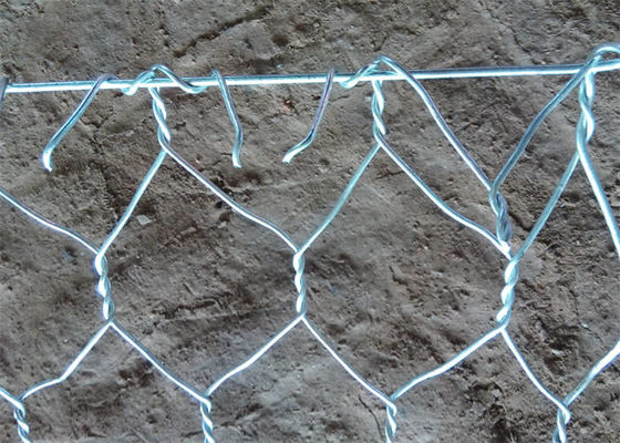 80mm x 100mm شبكة فتحة Gabions لمشاريع مكافحة التآكل الساحلي